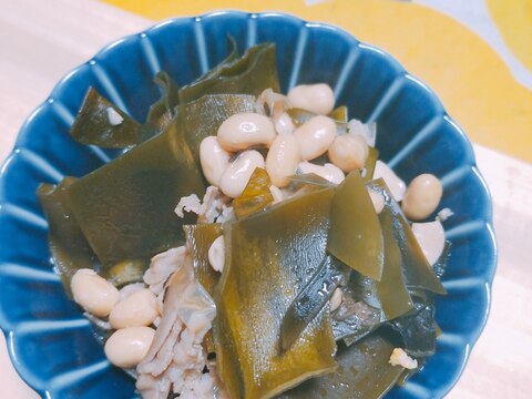 大豆と昆布のほっこり煮物